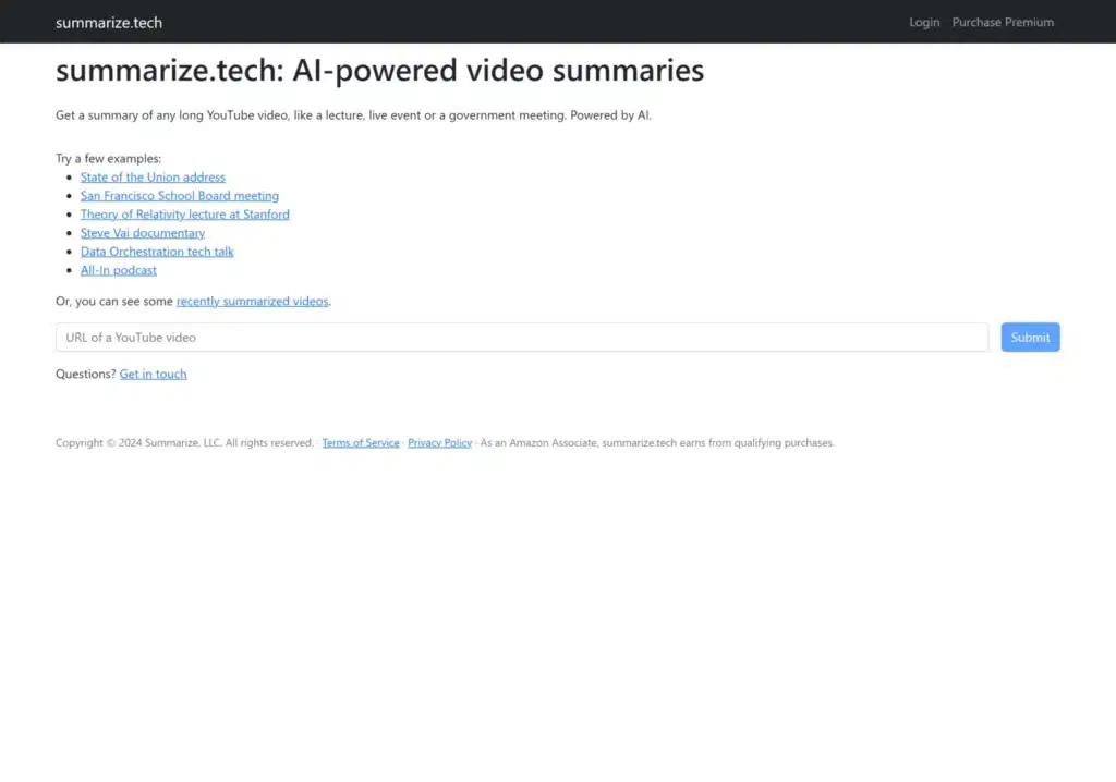 outils ia summarize.tech