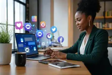 Outil chatbot IA pour gérer efficacement réseaux sociaux professionnels
