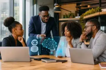 Chatbot IA grand public avec interface conversationnelle moderne