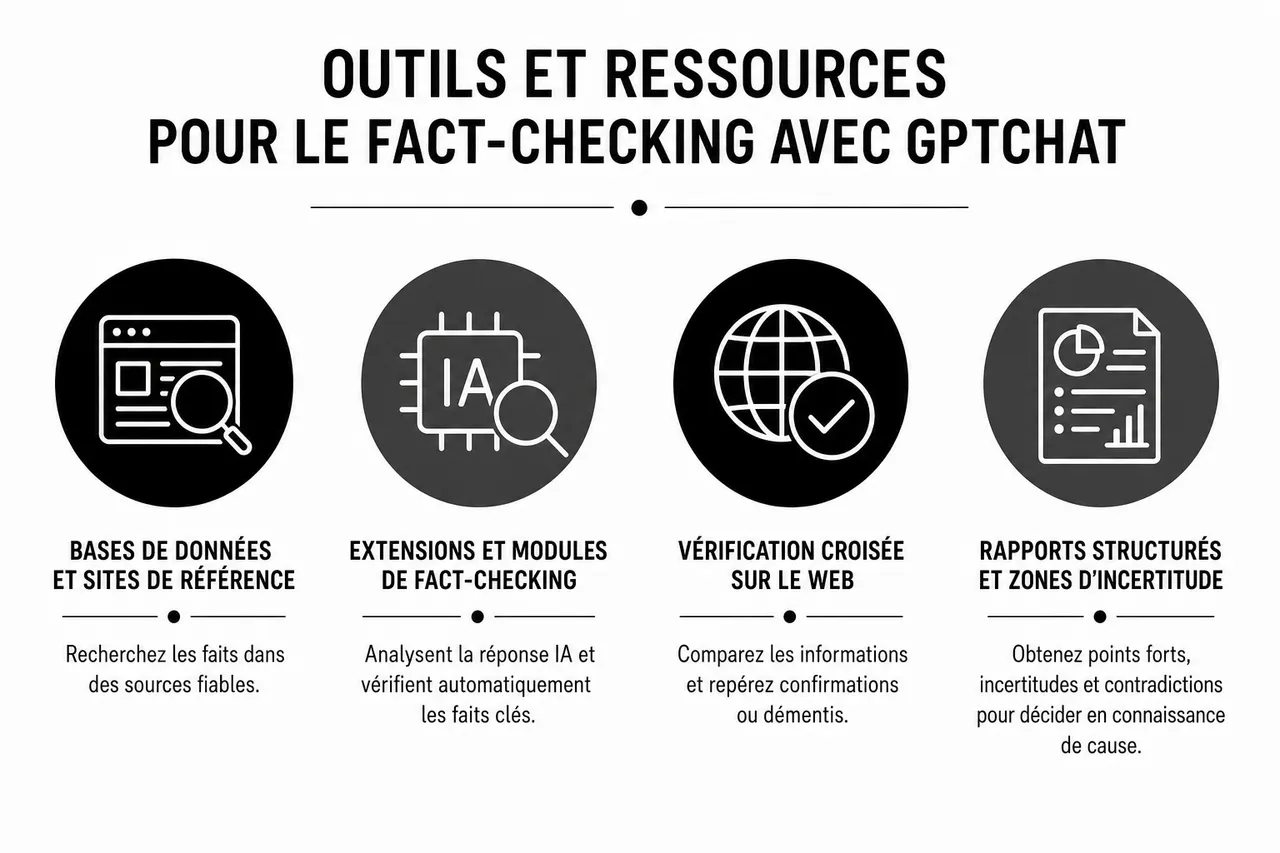 Comment vérifier les réponses d’un chatbot IA (sans y passer des heures)? , Outils et ressources pour le fact-checking avec GPTChat